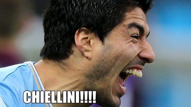 FutboolMemes's tweet photo. Suárez, al enterarse que la Juventus es finalista. http://t.co/rcLjhhFwp6
