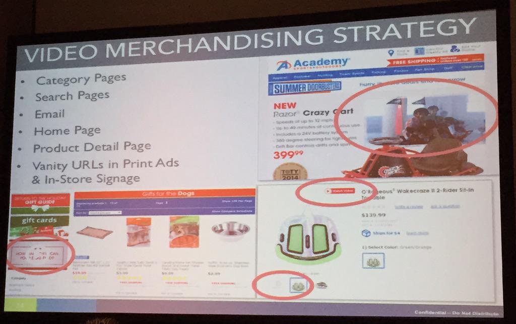 Excellent strategies for use of video for retail with <a href="/Academy/">Academy Sports + Outdoors</a> and <a href="/Invodo/">Invodo</a> during their #IBMAmplify session.