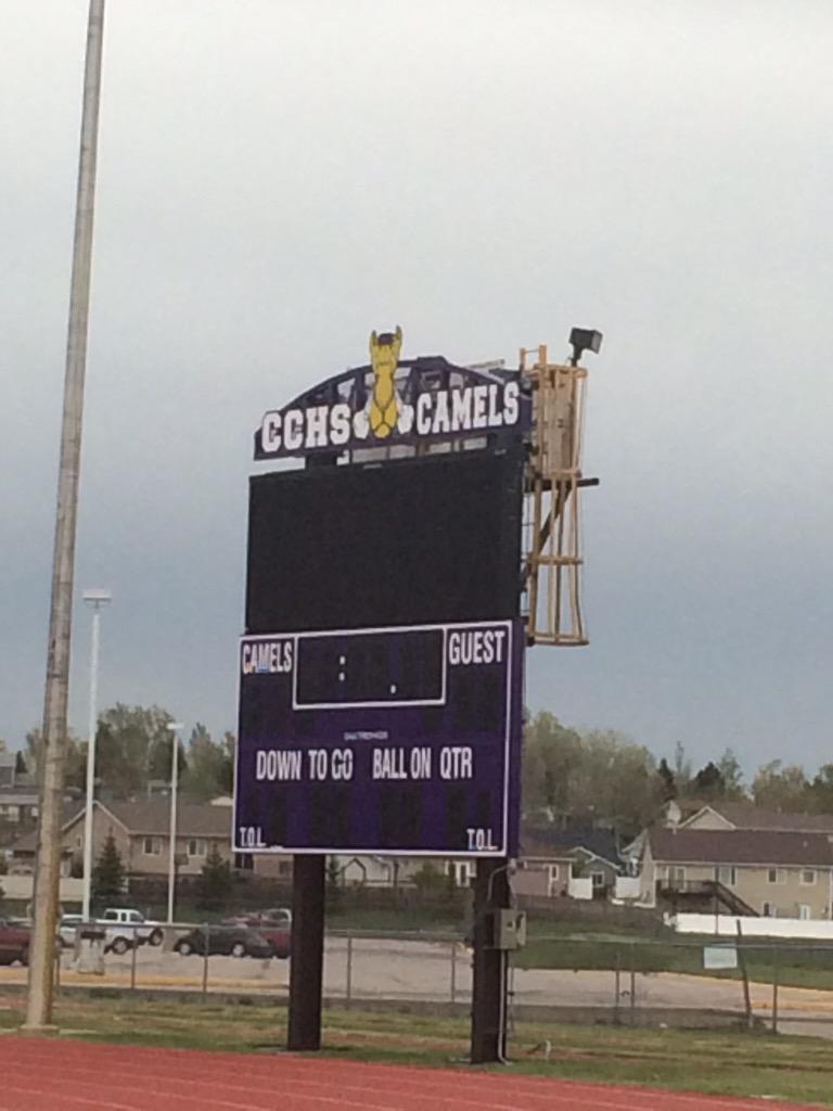 CoachPFieldTurf's tweet photo. Finish off the day w/ a great visit w/ @vwilkerson57 at Campbell County HS @BHSUFootball #2016prospects #wyojackets http://t.co/oKpQWJWAo7