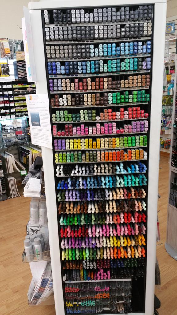 We just got a shipment of Copics