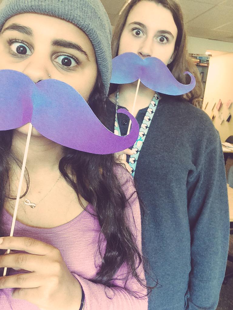 sham_987654321's tweet photo. Purple mustaches in honor of 3 days until relay! #CountdowntoRelay #RelayforLifeEHS ๐จ๐ป๐ @RelayforLifeEHS http://t.co/17FMpmRb62