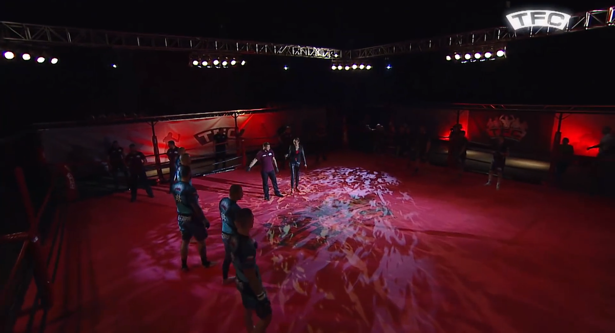 Complex's tweet photo. So 5-on-5 MMA fights are a real thing: http://t.co/i3TZ1btf0R http://t.co/i8wZheHnrK