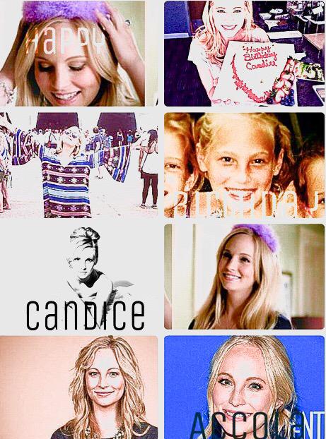 Happy birthday to Candice Accola such an amazing actress that plays Caroline in TVD perfectly congrats     