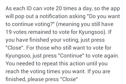 blackonic_'s tweet photo. Vote for #Kyungsoo
Android👉 http://t.co/TYG85sZyWS  
iOS👉 http://t.co/6v6g63PAA2 
Tutorial
👉 http://t.co/MowQEHvlx1
👉 http://t.co/rwq6ATK9RE