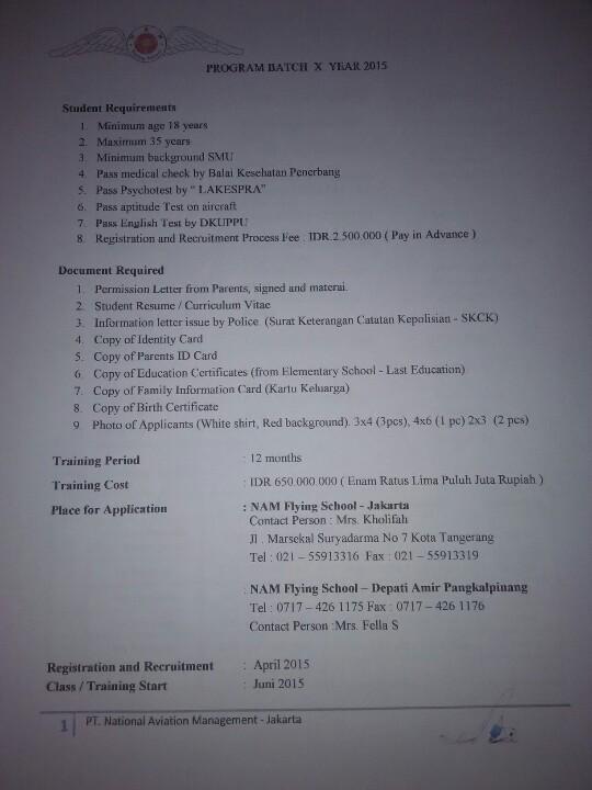 Namflys's tweet photo. Pendaftaran Batch 10 telah dimulai! || Berikut detail syarat, registrasi, dan tahapan tesnya. http://t.co/8IFn7CKcfx