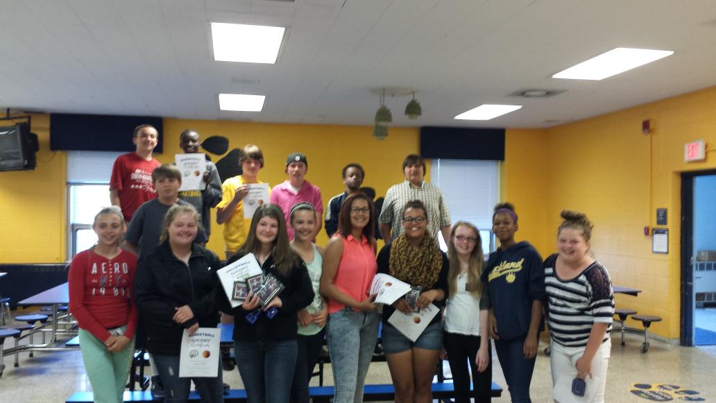 Middle School sports awards night at Lockland!! Thank you all!!