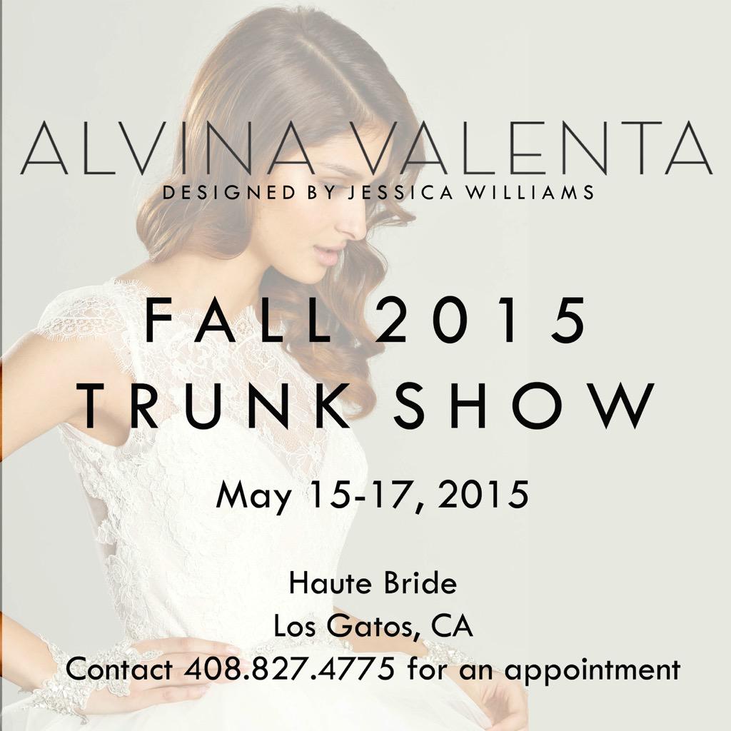 AllisonWebbNY's tweet image. Join us for a v. special #trunkshow at @hautebride! See #Fall15Collection before it is in stores! #preview2015 #bride