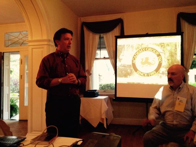 natschilling's tweet photo. Jim Fitzgerald at the Torch Club of Fredericksburg, VA, speaking on forensic linguistics and the Unabomber case. http://t.co/J4DAMi1sVi