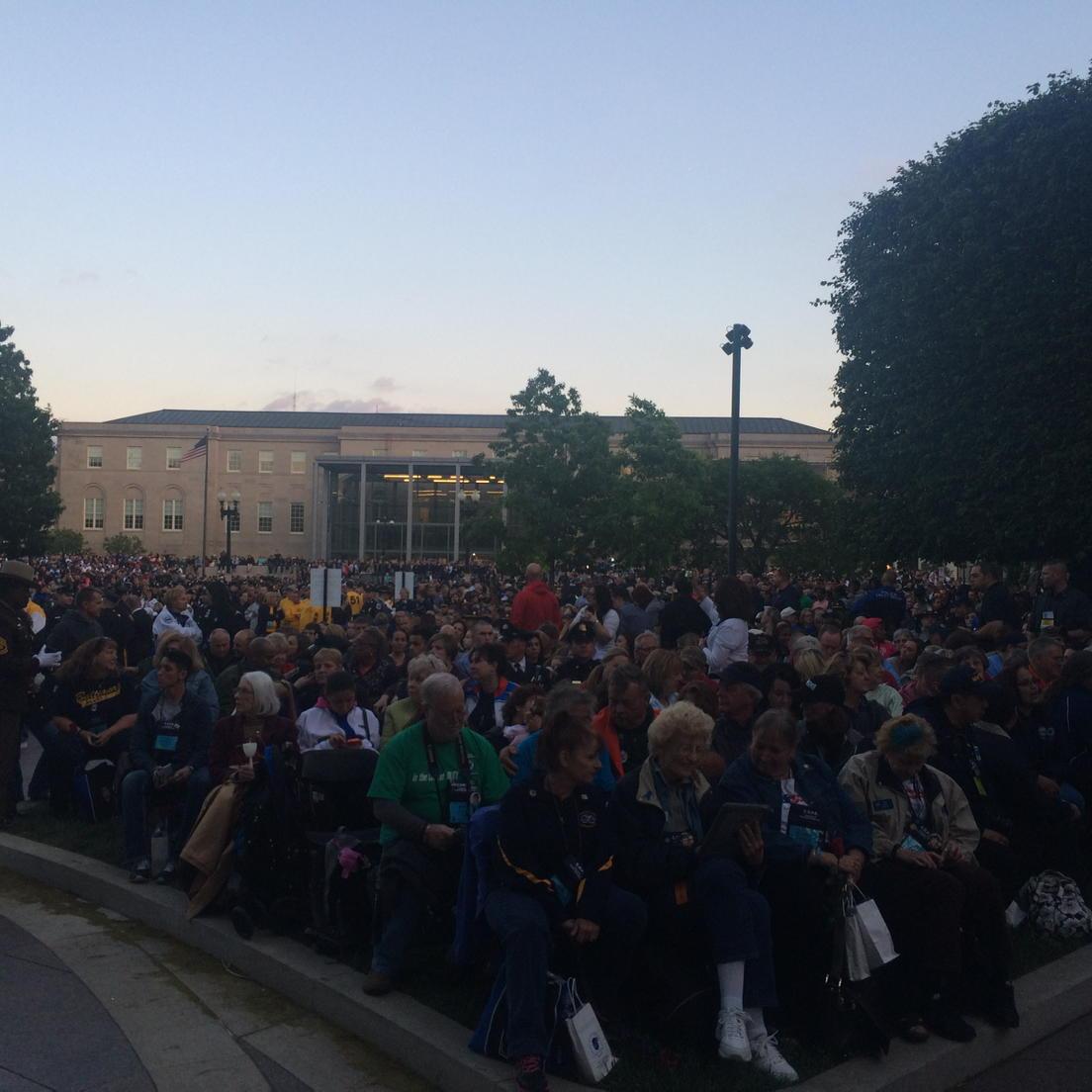 jbulecza's tweet photo. Look at the crowd at the Law Enforcement Officers Memorial! #PUT2015 http://t.co/oBUK0YSk5z