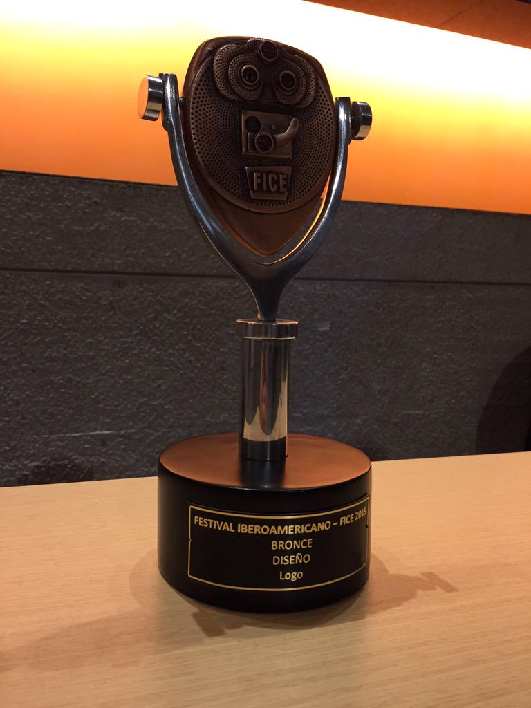 ActifStudio's tweet image. Bronce el la Categoría Diseño, Subcategoría Logo  #fice2015 @FICEFestivales