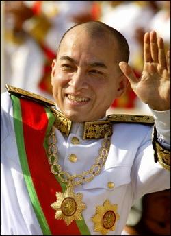 We wish happy birthday to His Majesty Norodom Sihamoni (              ), King of Cambodia. 