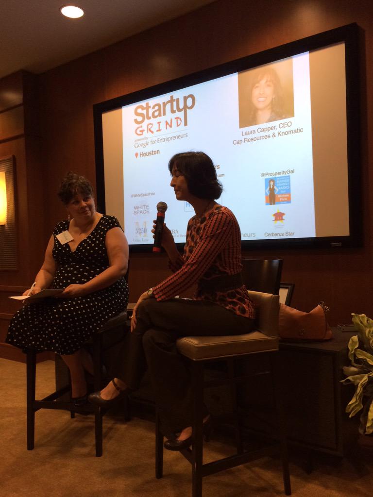 KetilDam's tweet photo. Startuptalk with Laura Capper #startupgrind @Houston http://t.co/rgxJ5FVvPE