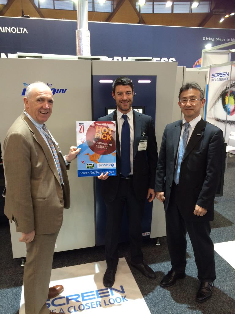 JetPrintFinish's tweet photo. @PrintExAust hotpick at the tradeshow @Print21 #L350 #Truepress @ScreenAustralia stand 1230 http://t.co/2kk1ASi9sg