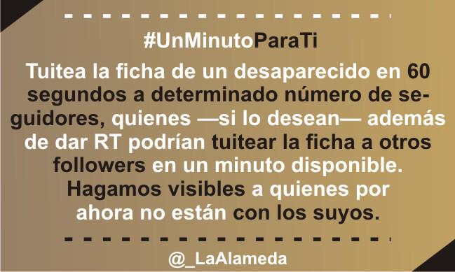 #UnMinutoParaTi Apoyemos esta iniciativa, en tan sólo un minuto, tú puedes lograr mucho. #NL #Difunde
