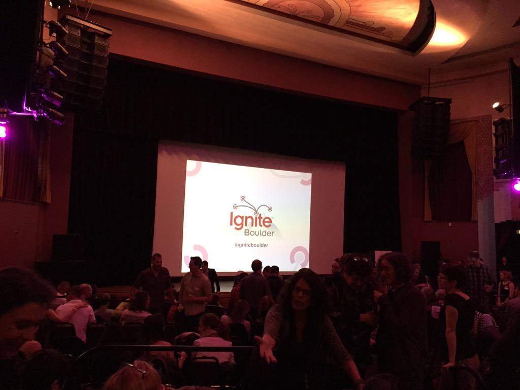 The long awaited <a href="/igniteboulder/">Ignite Boulder</a> <a href="/bldrstartupweek/">Boulder Startup Week</a>! #BSW15
