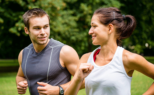 runnersworld's tweet photo. Have you ever gone on a running date? RT if yes, favorite if no! http://t.co/WrbK7idAj4 http://t.co/kJ2u98YtV5