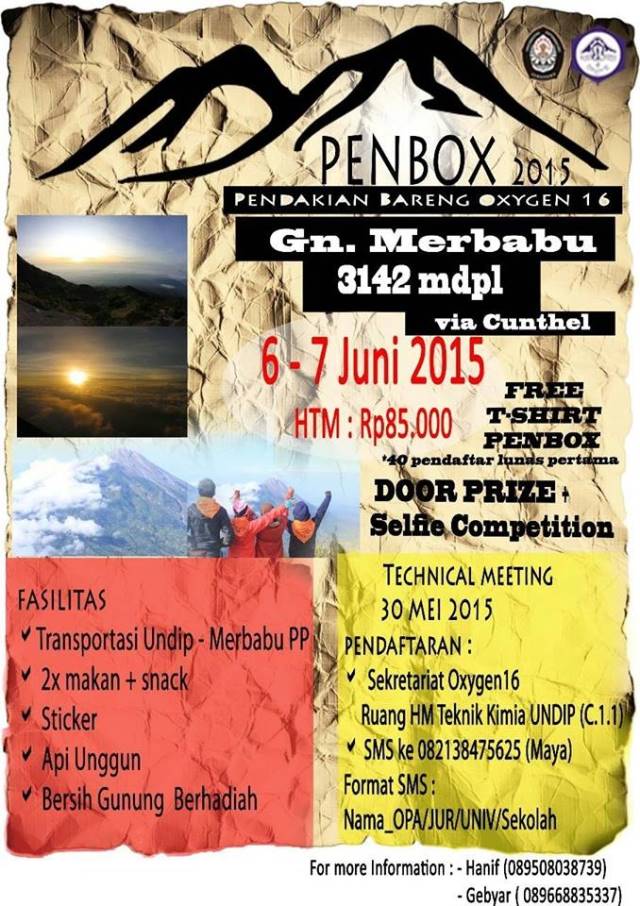 MAPALA OXYGEN-16 (@biro_oxygen16) on Twitter photo Pagi lur numpang share ya. Sudah dibuka pendaftarannya nih <a href="/pyramide_/">PYRAMIDE D3 Elektro</a> <a href="/MaladicaFKUNDIP/">Maladica FK UNDIP</a> <a href="/fepalafeundip/">FEPALA UNDIP</a> <a href="/matrapalaUNDIP/">Matrapala Undip</a> Pagi lur numpang share ya. Sudah dibuka pendaftarannya nih <a href="/pyramide_/">PYRAMIDE D3 Elektro</a> <a href="/MaladicaFKUNDIP/">Maladica FK UNDIP</a> <a href="/fepalafeundip/">FEPALA UNDIP</a> <a href="/matrapalaUNDIP/">Matrapala Undip</a>