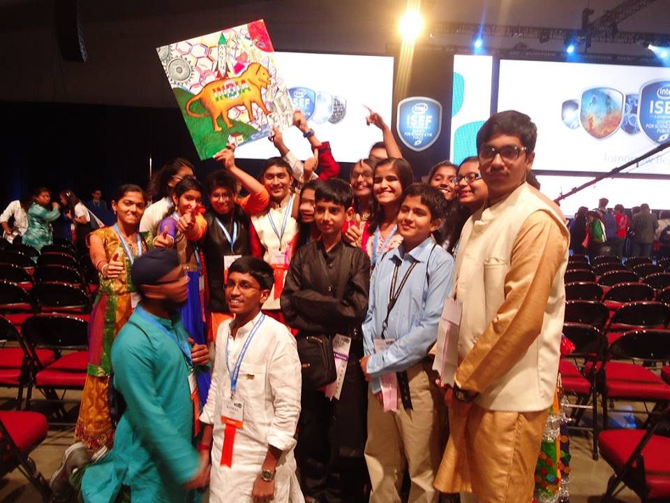 debjani_ghosh_'s tweet photo. The Indian contingent at #IntelISEF2015...competing with some of the best young brains in science from 70 countries! http://t.co/urlIsCGFud