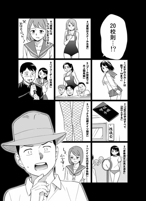 男子中学生が妄想する20の校則  