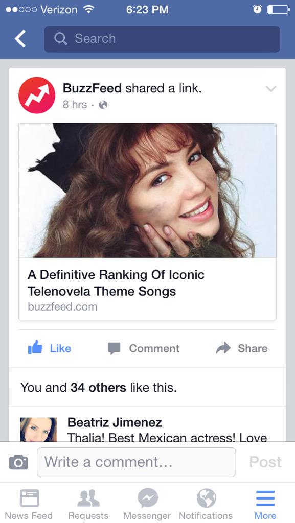 Betzy_1's tweet photo. @thalia yeiii you are on @BuzzFeed best Mexican Actress👏🏻👏🏻👏🏻👏🏻👏🏻 love ya! http://t.co/JbImvUqmxG