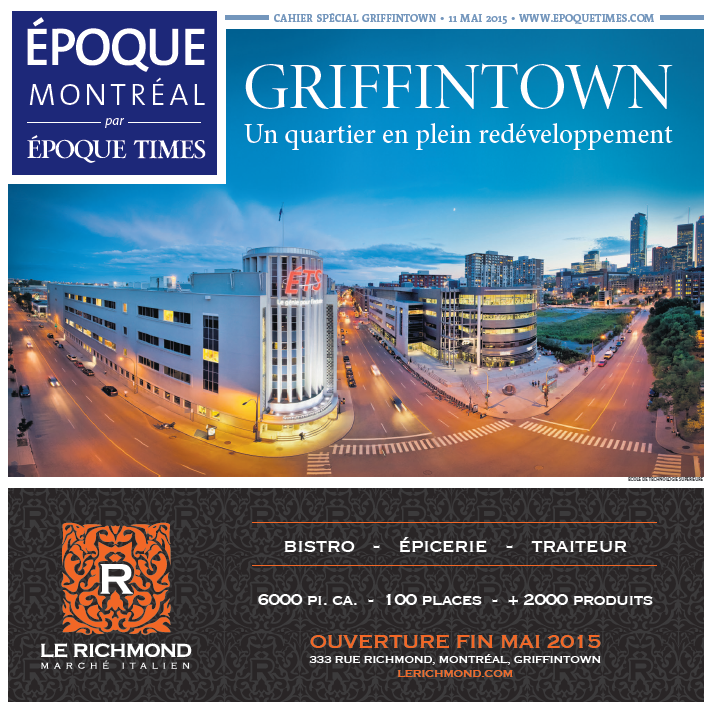 yvan_pinard's tweet photo. Époque Times Montréal publie un cahier spécial sur le quartier #griffintown. À lire!http://t.co/Qhn5JkEvZ8 http://t.co/SIV0RdavhK