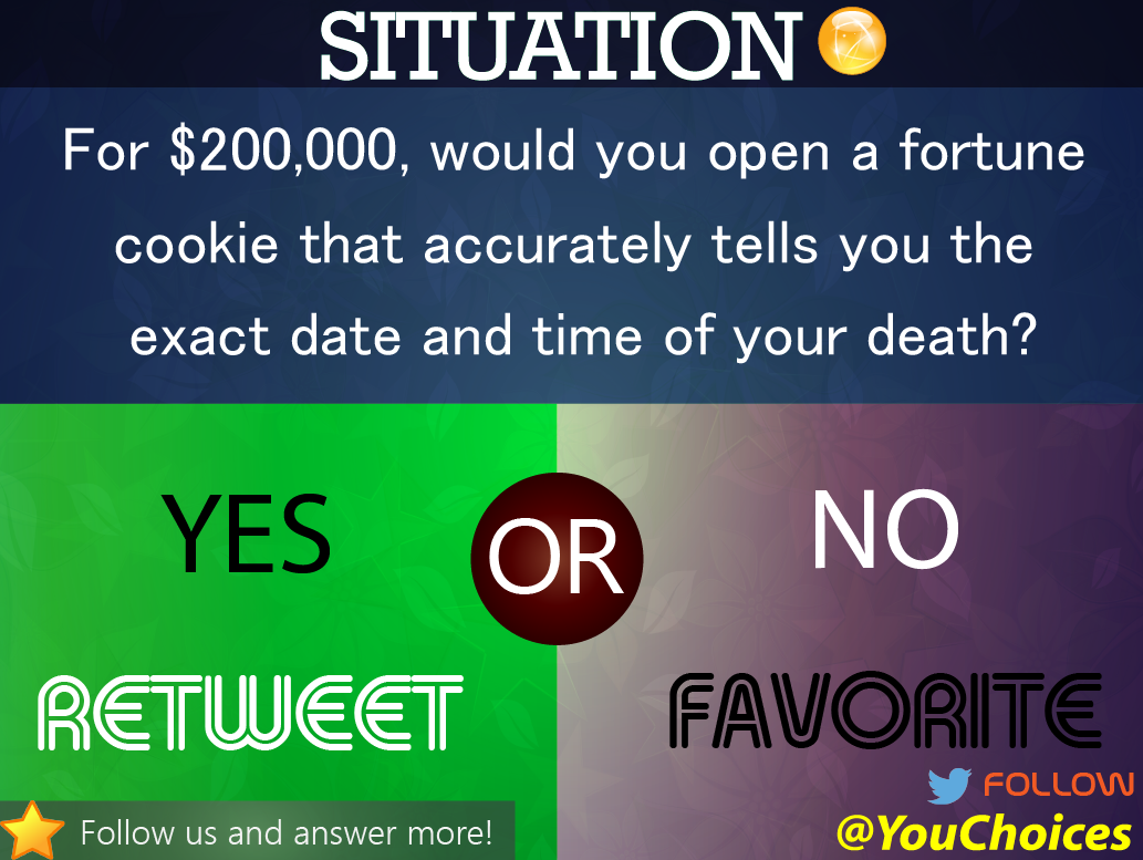 YouChoices's tweet photo. Would you? http://t.co/8TMYatZdXa