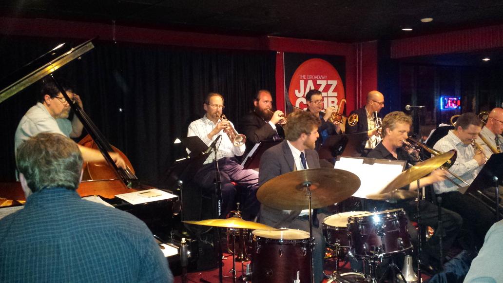 BroadwayJazzKC's tweet photo. @VisitKC @KCMO @BroadwayJazzKC  Broadway Jazz Orchestra tonight.They are amazing!  #missingout #KansasCity #livejazz http://t.co/T2lzwUoiar
