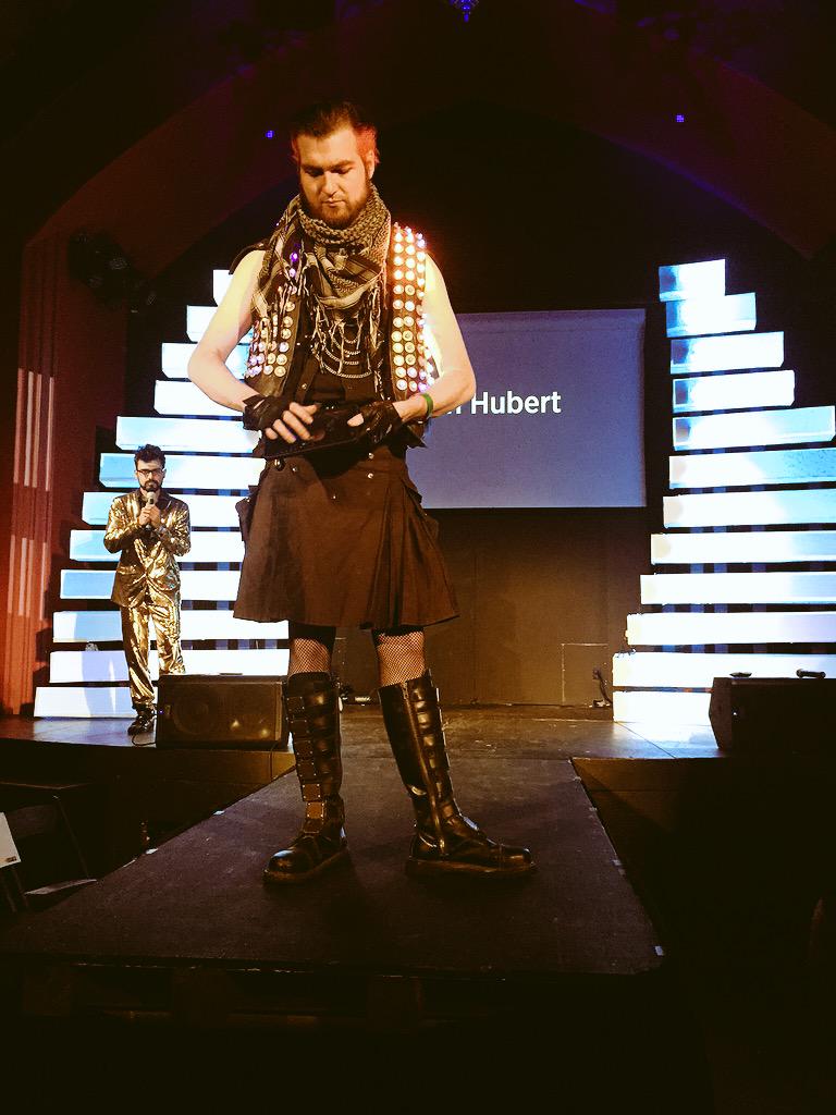 nishers's tweet image. Fashion Preview #SiliconValleyFashionWeek #ledjacket