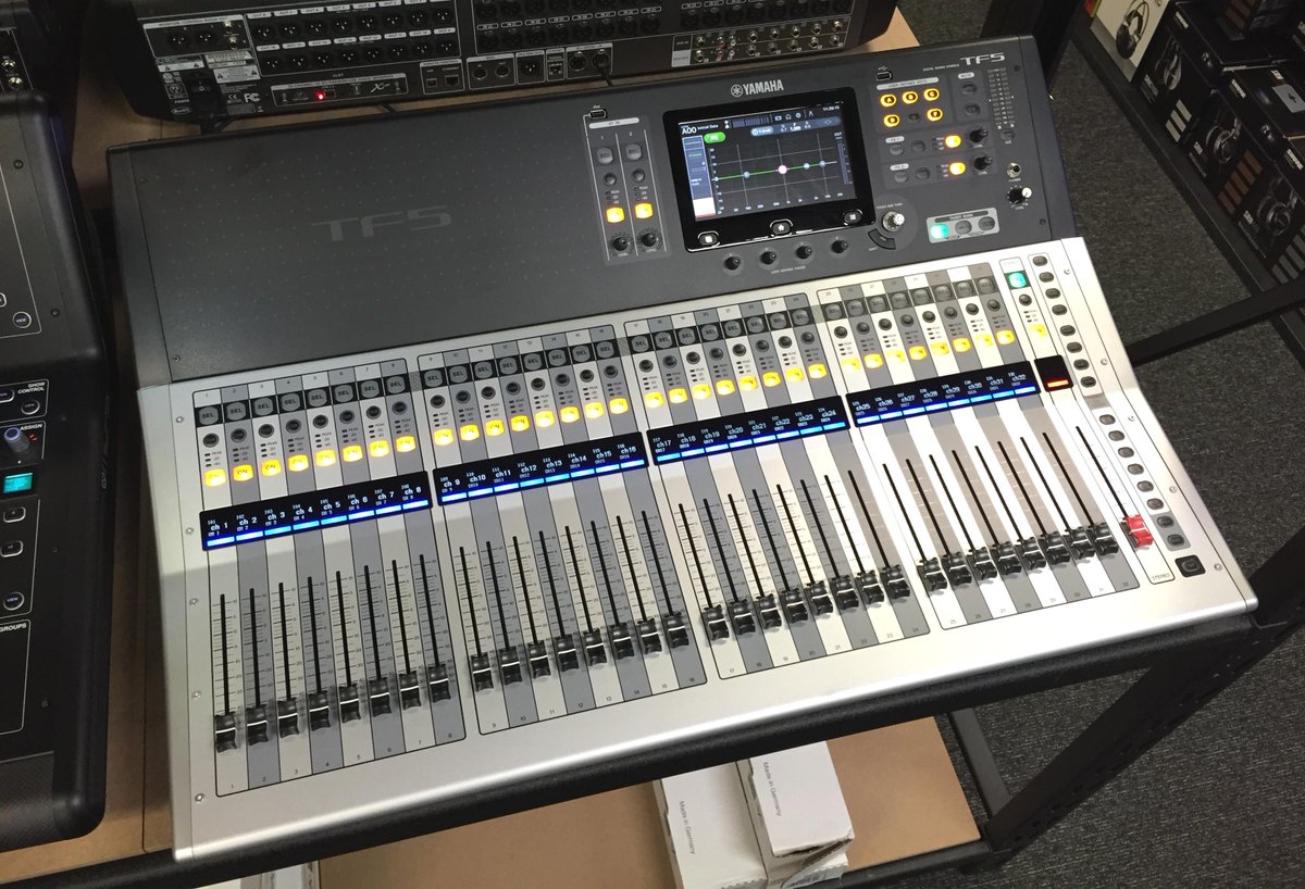 BrisbaneSound's tweet photo. The new Yamaha TF5 console has arrived, drop in for a demo today! #yamaha #tf5 #bsg http://t.co/HXsT4Q5lGu