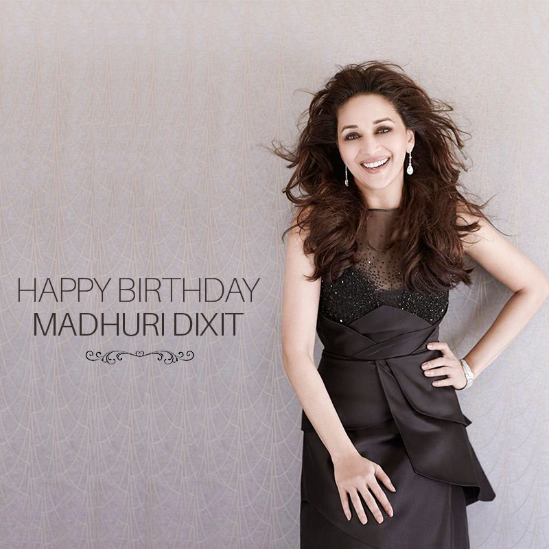 Intex wishes a very happy birthday to the epitome of elegance Madhuri Dixit. 