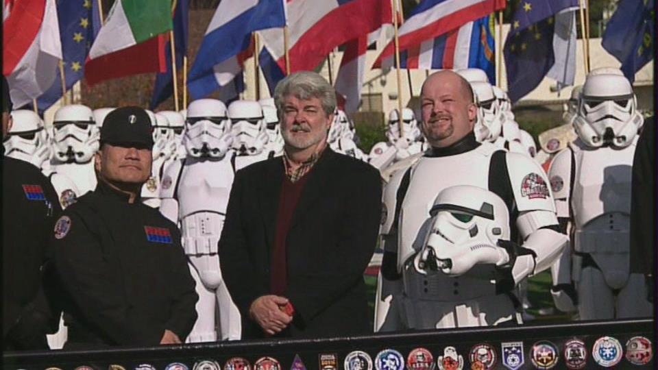  Spanish Garrison wishes George Lucas a Happy Birthday !!!! Pic with Alvin Johnson Commandant 501st Legion. 