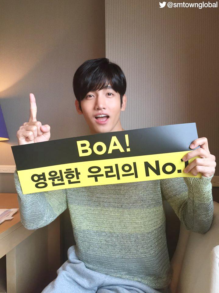 SMTOWNGLOBAL's tweet photo. #TVXQ! Supports #BoA(@BoAkwon)'s Comeback! http://t.co/pgnz8cEyIP