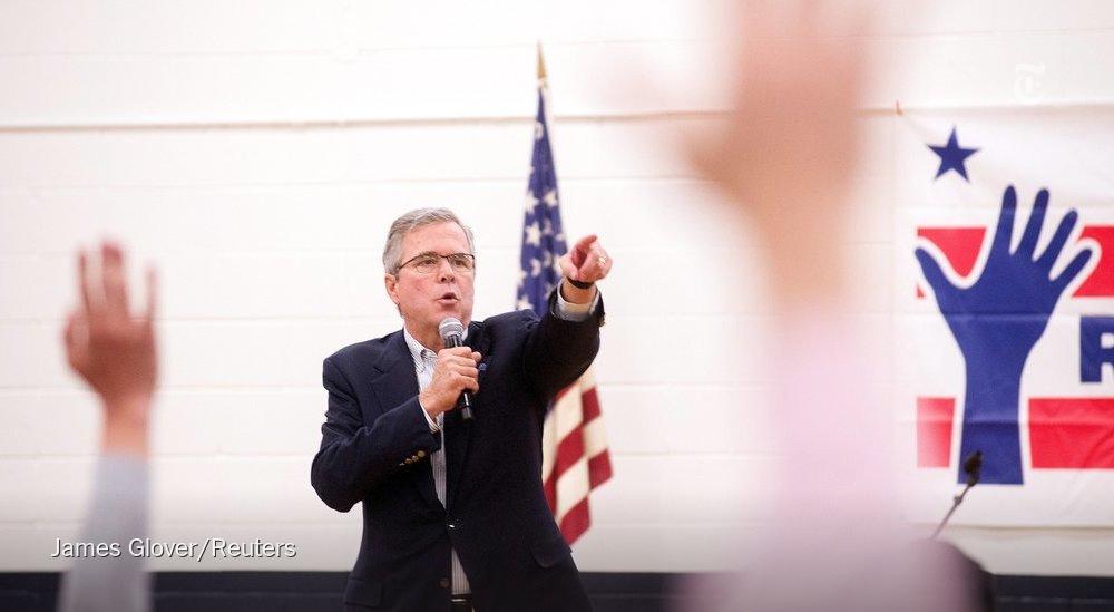 College student to Jeb Bush: "Your brother created ISIS"
nyti.ms/1EERurW