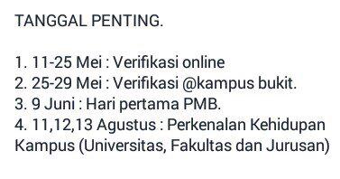 MathUnsri_2013's tweet photo. Ini tanggal penting utk adik-adik maba. http://t.co/WLC9IpwQZf