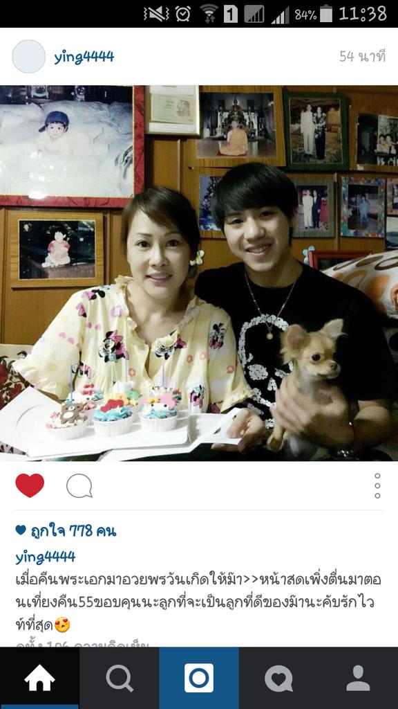 ว่าด้วยความน่ารัก ความมุ้งมิ้งของไวท์โว <a href="/n_whitewo/">whitewo</a> และม๊าที่หน้าสดแล้วยังสวย <a href="/yingkae1234/">ม๊า ying</a> #HBDMAMAWHITEWO2015