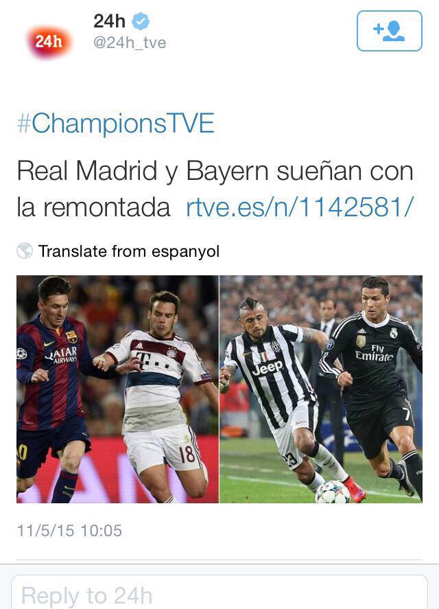 Felicidades @tve_tve #ChampionsTVE por la RemonNADA