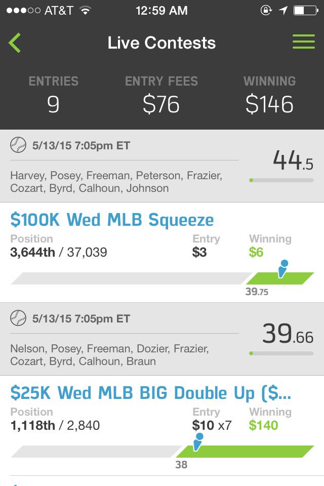 SimpleDFS's tweet image. Another good night!