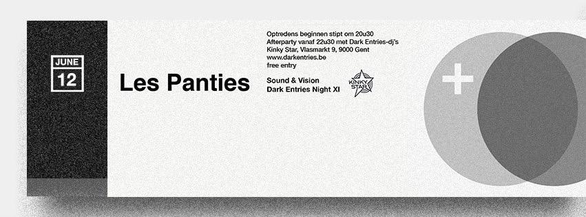 sofrison's tweet image. 12/06 IN GENT @kinky_star_gent !! #lespanties #gent #concert #newwave #postpunk #Vlaanderen