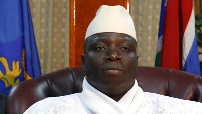 RT_com's tweet photo. 'If you do it here, I will slit your throat' - Gambia's president to homosexuals http://t.co/h4CArGCvBh http://t.co/YsYHEWC8vs