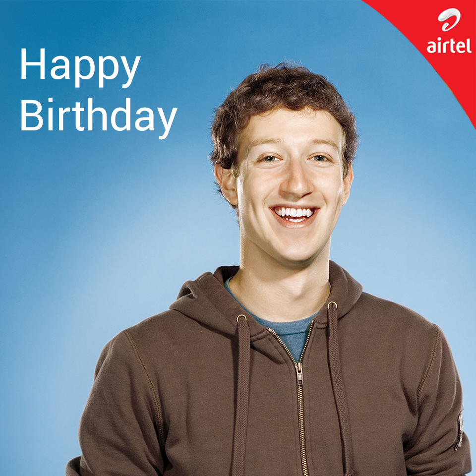 Happy birthday Mark Zuckerberg 