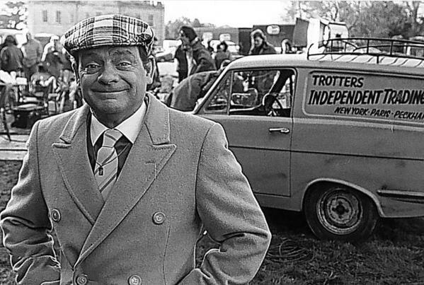 DelBoy_ofah's tweet photo. A great picture of David Jason on the set of A Royal Flush. http://t.co/vuBMNDlTME