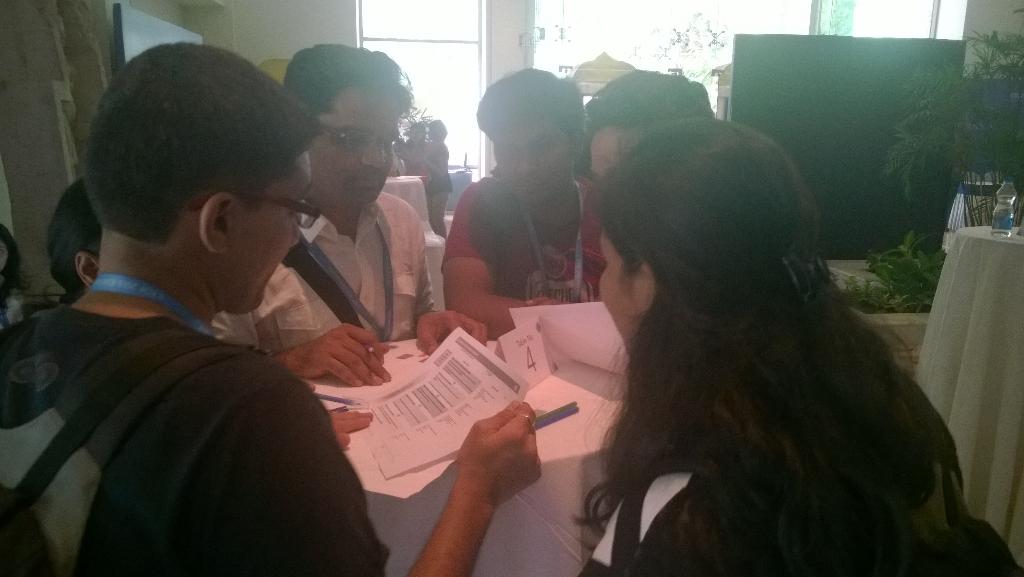 suuhrid's tweet photo. @IntuitIN #CTOF2015, Great minds at work #OneIntuit http://t.co/nsJANUuXxe