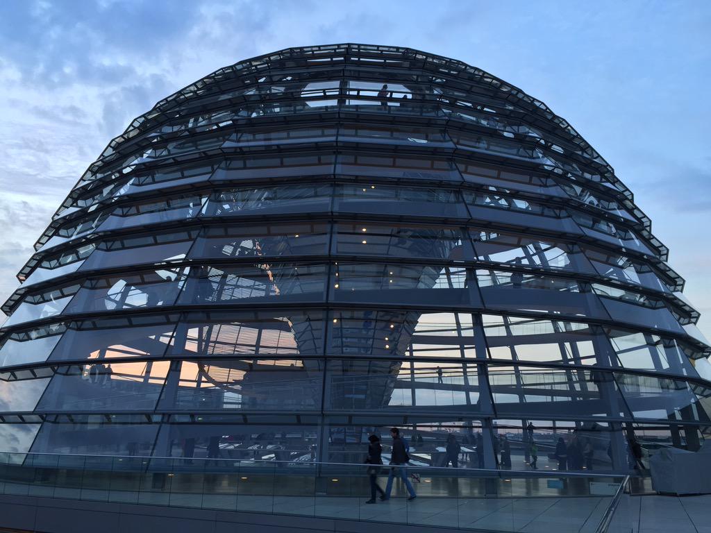 UtahStateASLA's tweet image. Dome on the Reichstag building #reichstag #bundestag #Germany #Berlin #USUAggies #LAEP #utahstate #USUASLA