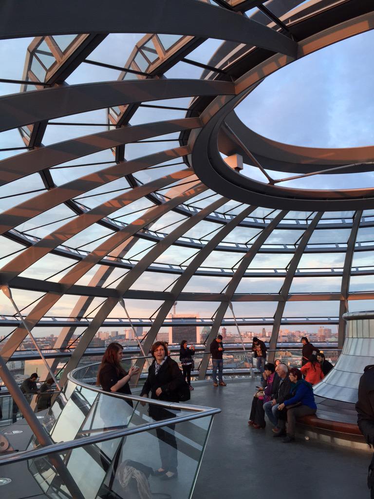 UtahStateASLA's tweet image. Dome on the Reichstag building #reichstag #bundestag #Germany #Berlin #USUAggies #LAEP #utahstate #USUASLA