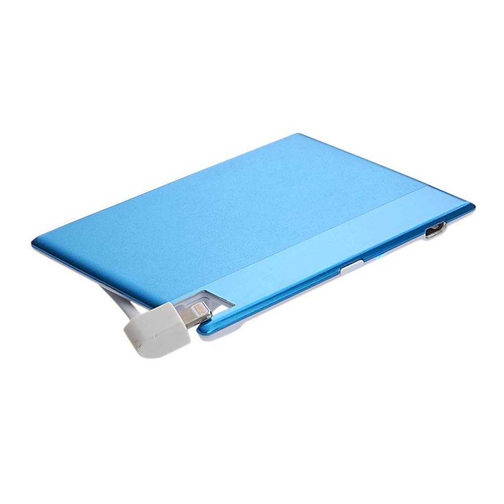 Joytech03's tweet image. Keep your phone charged with this sky blue credit card power bank