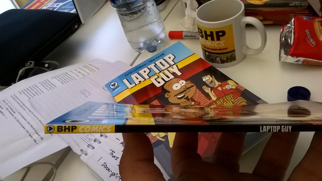 So, these arrived back from the printer <a href="/colinbell/">Colin Bell</a> @mboyledesigner #comics #graphicnovel @BHP_Comics