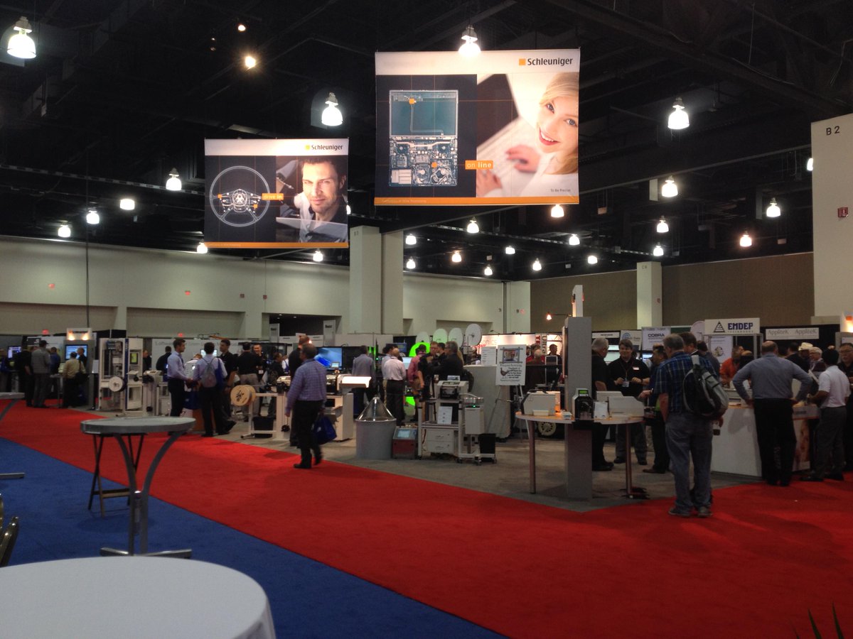 Great first day at #WireProcessingExpo! Stop by our booth today to see our newest #wireprocessing products in action!