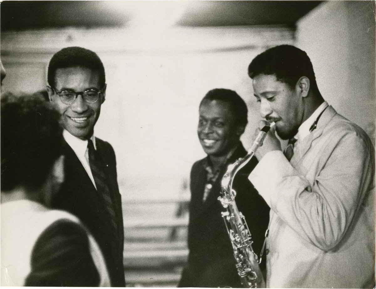Ms_Golightly's tweet photo. #MaxRoach, #MilesDavis &amp; #SonnyRollins. Photo by #BobParent http://t.co/tvCIEj7xCS
