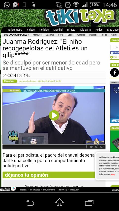 ATMCholismo's tweet photo. ¿NO HAY ATAQUE A ESTE RECOGEPELOTAS POR PARTE DE LA PRENSA? #NoConsumAS http://t.co/tTI2yrduzV
