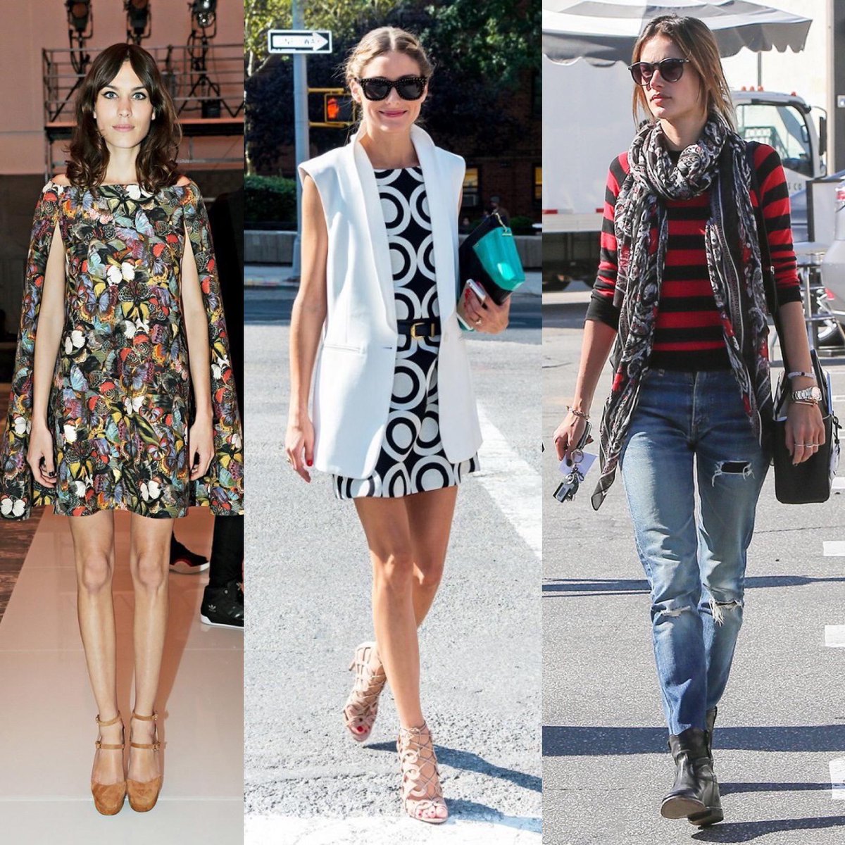 PatrickSilvana's tweet photo. Three cool girls, three different styles. What is your favorite? #style #itgirls #fashion http://t.co/kdg3kHMsLw